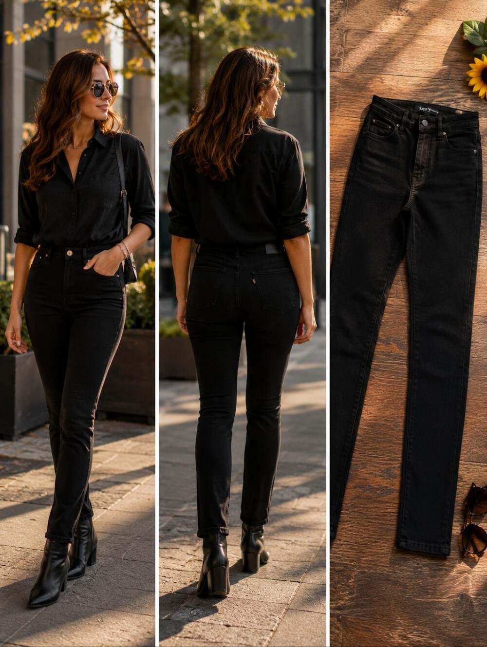 Levis Hi Rise Skynny Women's Black Jeans ♠️🖤